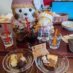 肉バル スノーキー - 小皿に取り分け♡(＾(ェ)＾)(⊙ө⊙)