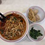 蒙古タンメン中本 大宮店 - 中本台湾ラーメン+ほうれん草＋メチャアジ