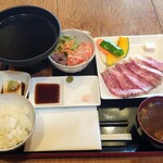すてーきろぐはうす DON - 料理写真:飛騨牛サーロインステーキ膳