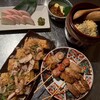 野菜巻きと肉刺しと日本酒 くるり