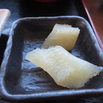 かに八代 れんが亭 - 一品のかずのこ