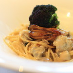 連理 - 「浜名湖産落し牡蠣のクリームパスタ」