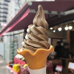 森乃園 - 『ほうじ茶ソフト』600円