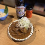 岸田屋 - 煮込み+ネギ