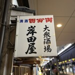岸田屋 - 外看板