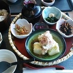 Toro Mugi - 京風揚げ出し豆腐（980円）とろろプラス（230円）