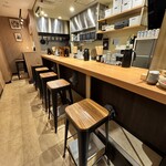 らーめん 猫も杓子も - カウンター席のみ。7席。