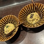 創作鉄板 粉者 - 和牛すじの卵焼き