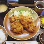 洋食屋 カーネリアン - BIGチキンカツ定食1290円（2026年2月）