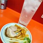 らーめん一龍 - レモンサワー (400円)　※オツマミ付