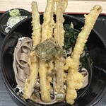 吉そば - 料理写真:ごぼう天そば(冷やし・極幅そば)720円