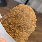 荒幡肉店 - イートインしたメンチ 180円