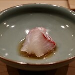 鮨 一喜 - 徳島 村公一の真鯛 煎り酒