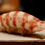 鮨 一喜 - 車海老 海老味噌で作った酢味噌