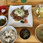 おぼんdeごはん - チキン南蛮定食（ひじきご飯　小盛り）