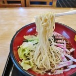 中清 そば店 - 麺の具合