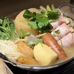 牛タンとおでんとクリスピー餃子　ひまわり［出汁］ - 