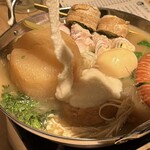 牛タンとおでんとクリスピー餃子　ひまわり［出汁］ - 