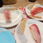 すし松 - 料理写真:黒ムツと寒ブリとまぐろ