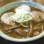 中華そば きずな - ラーメン（しょうゆ）￥600＋大盛り￥150
