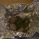 acca - クロダイとマッシュルームと椎茸のアヒージョ