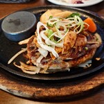 ステーキのあさくま  - 料理写真:味噌きのこハンバーグ