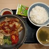焼きたてのかるび - 鉄板豚カルビ定食・９９０円