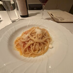 ヴィア パーチェ - 岡山県牛窓町アグリ農園ベニザクラトマトのスパゲッティ