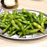 焼鳥 餃子 とり金 - 枝豆