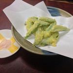 貴貴 - スナップえんどう・天ぷら