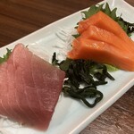 海鮮炭火原始焼き 日本酒 のど黒炭魚 - 