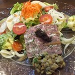 ビストロ バキュース - ２０１４・１２月　蝦夷鹿のテリーヌ