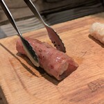 焼肉 ジャンボ - 和牛の握り完成