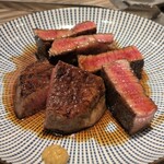 焼肉 ジャンボ - ヒレステーキ完成