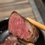 焼肉 ジャンボ - ヒレステーキ完成