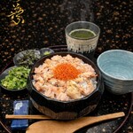 北海道 海の幸・山の幸 彩葉 - 鮭ととびっこの櫃まぶし