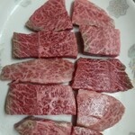 焼肉 天安門 - 黒毛和種の特上ミスジ