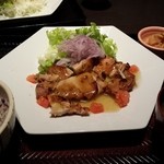 Ootoya - 鶏の柚子こしょう炭火焼き定食
