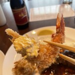 旬香亭 - 海老フライ