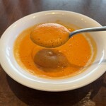 旬香亭 - 京人参のスープ