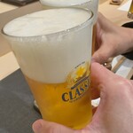 すし あお - まずは乾杯