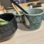 すし あお - 可愛い絵の器