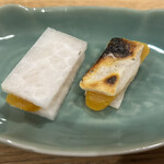 御料理ほりうち - 唐墨餅と唐墨大根