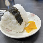 佐賀ラーメン いちげん。 - スープに浸した海苔で巻いてもOK！！