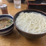 釜揚げうどん 戸隠 - 釜揚げうどん玉子入り¥800