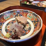 輪久 - 三の重　新鮮なお造り　鰆と鱸