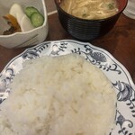 モンブラン - ご飯セット。