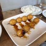 やきとり 上野文楽 - うずらの卵