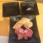 立喰い焼肉 治郎丸 - のどがしら　¥50
            テッポウ　¥30