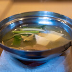 鎌倉 北じま - 2026.2 小鍋（長谷川さんクロシビカマス、長谷川さんアシタバ、豆腐、黒七味、ポン酢）